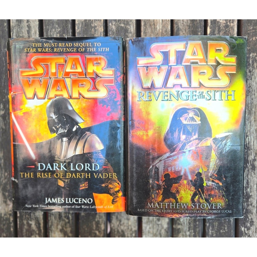 Star Wars Hardcover Books: Revenge of the Sith & Dark Lord Rise of Darth Vader